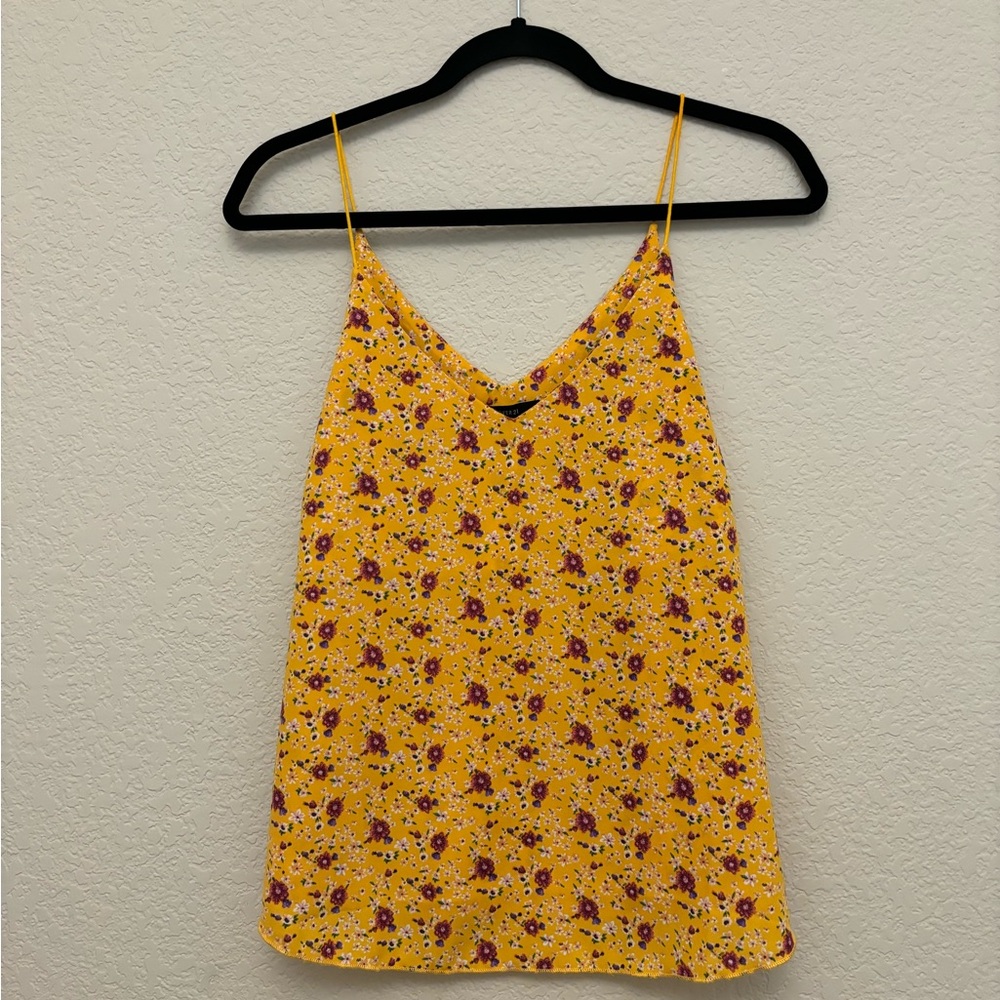 Forever 21 Yellow Floral Top